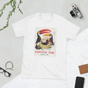 Vintage Unisex T-Shirt Guinness Time Spring 1957 - Picture 1 of 6