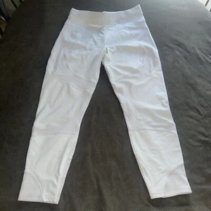 LuLulemon  White Leggings Size 12 - Picture 1 of 8