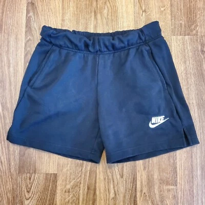 Nike Shorts French Terry Girls Youth Black Sz XL DA1405-010 - Image 1 of 4