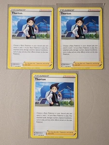 3x Thorton 167/196 Pokemon card Lost Origin uncommon NM - Picture 1 of 1