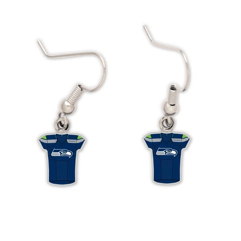 Seattle Seahawks Jersey Earrings (6 Pack) Cover