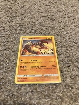 Groudon, basic pokemon card 2019; 113/236 Excellent Condition - Image 1 of 2