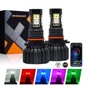 H10 RGB MULTI COLOR APP SMART CONTROL FOG LIGHTS BULB FOR MULTIPLE VEHICLE MODEL - Imagen 1 de 12