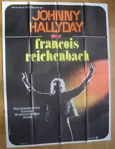 JOHNNY HALLYDAY affiche cinema 160x120 cm originale reichenbach - Imagen 1 de 1