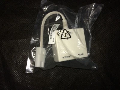 HQ - ADSL/DSL Internet Broadband Microfilter Micro Filter Splitter W/ Cable - Image 1 of 2