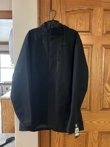 Under Armour Storm ColdGear Men’s XL Blue black Water Resistant Jacket coat NWT - Picture 1 of 6
