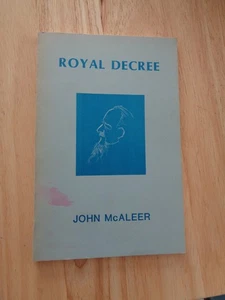Royal Decree by John McAleer 1983 Signed SC - Picture 1 of 2