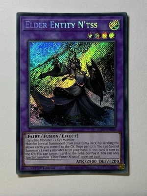 Elder Entity N'tss Secret Rare Card RA01-EN026 1st Edition Yu Gi Oh MINT - Image 1 of 2