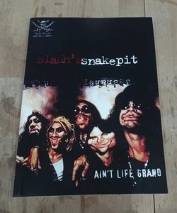 SLASH - SLASH'S SNAKEPIT - AIN'T LIFE GRAND - TAB BOOK - GUNS N ROSES - Picture 1 of 4