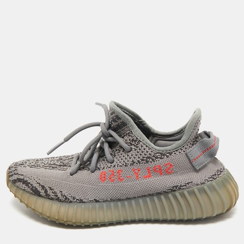Sneakers Yeezy x Adidas grigio maglia tessuto Boost 350 V2 Beluga taglia 38
