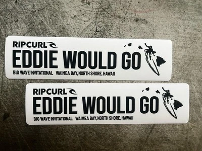 Eddie Would Go Stickers Set 2 Rip Curl Surf Stickers 2025 O’Neill RVCA WSL T&C - Image 1 of 4