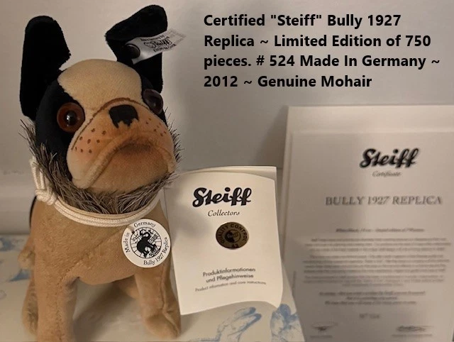 steiff bulldog products for sale | eBay