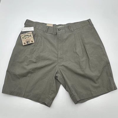 Pantalones Cortos Plisados Grises Bugle Boy Company 40 Y2K De Colección Nuevos con Etiquetas Calce Suelto Foto 1 de 4