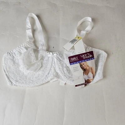 Sujetador con aros Bali Lace n Smooth 38 C para mujer sin costuras cobertura completa soporte 3432 Foto 1 de 4