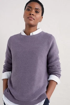 Seasalt Women's Regular Makers Cotton Jumper Echium - Image 1 of 4