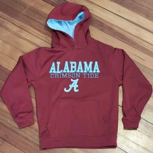 Colosseum Alabama Crimson Tide YOUTH Kids Hoodie Pullover Red Size S 8-10 - Picture 1 of 7