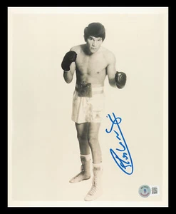 Carlos Monzon Autographed Signed 8x10 Photo Beckett BAS QR #BH29227 - Picture 1 of 2