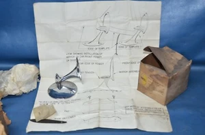 NOS OPEL Kadett Rekord Kapitan Side Rear View Mirror Fender Door Mount 981948 OE - Bild 1 von 18