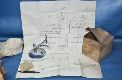 Espejo retrovisor lateral NOS OPEL Kadett Rekord Kapitan montaje en puerta 981948 OE Foto 1 de 4