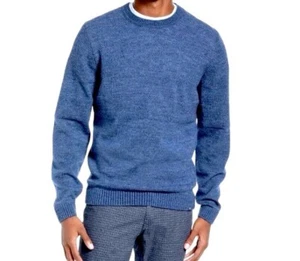 BRAX Rick Light Blue Crew Neck Merino Wool Long Sleeve Pullover Sweater Size XL - Picture 1 of 9