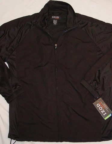 OOP NWT MEN'S EMBROIDERED IZOD XFG GOLF JACKET - SIZE LARGE - $72 RETAIL Cover
