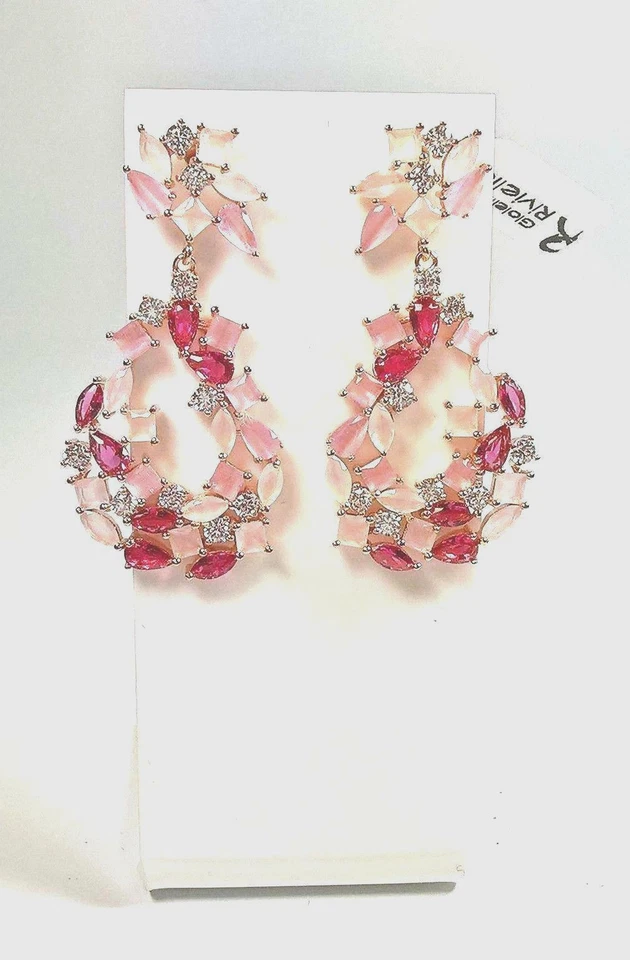 ORECCHINI PENDENTI DONNA ARGENTO RIVIELLO QUARZI BRIOLET SILVER ORIGINALE NEW - Immagine 1 di 1