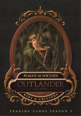 Outlander Season 5 (2023) KIDS & CRITTERS Insert Card KC8 / PLAGUE OF LOCUSTS - Image 1 of 2