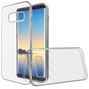Funda trasera de silicona de poliuretano termoplástico transparente híbrido para Samsung Galaxy Note 8 - Imagen 1 de 8