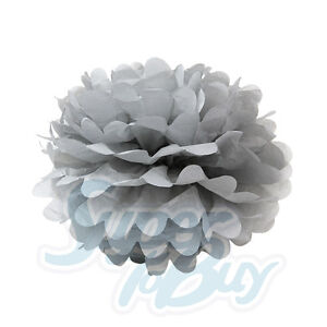 Paper Tissue Pom Poms 8" 10" 12" 14" 16" Wedding Party Festival Flower Pompom