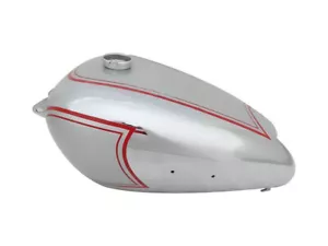 BSA B31 Silver Painted Chromed Petrolfuel Tank (Brand New) Reproduction - Bild 1 von 4