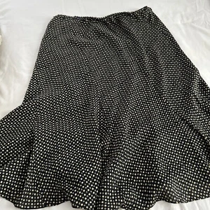 JONES NEW YORK WOMEN'S 100% SILK FLARE POLKA DOTS SKIRT, SIZE 8 - Picture 1 of 3