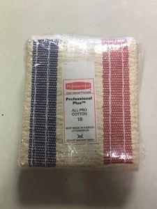 Genuine Rubbermaid U711250WH00 Professional Plus All Pro Cotton 18 Mop Head - Picture 1 of 8