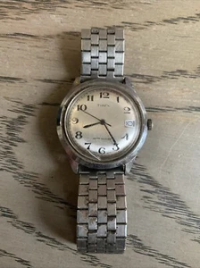 Timex Marlin 1978 Silver Dial Mens Vintage 1970s Handwind Mechanical Watch๐๐๐ - Picture 1 of 6