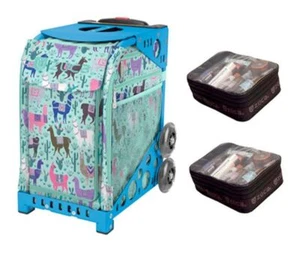 Zuca Sport Bag - Llama Rama with 2 Small Utility Pouch - Picture 1 of 14