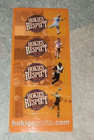 VIRGINIA TECH HOKIES new keychain sports calendar football volleyball soccer Cover