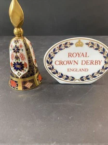 Royal Crown Derby 'Candle Snuffer' Old Imari 1128 Pattern 1993