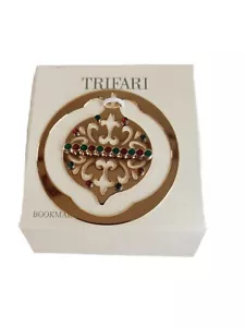 Vtg Trifari Gold Tone Bookmark - Foto 1 di 2