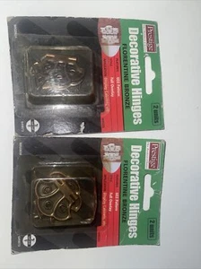 4x Prestige 603 Pattern Florentine Bronze Decorative Butt Hinges (13a) - Picture 1 of 2