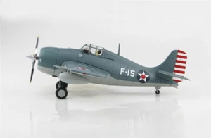 HM USS WWII Grumman F4F-3 Wildcat weiß F-15 1/48 Flugzeug vorgefertigtes Modell - Bild 1 von 4