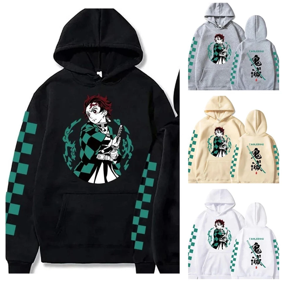 Demon Slayer Pullover Unisex l Tanjiro Kamado Anime Sweater Pulli Hoodie Merch