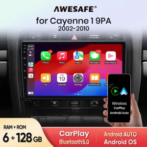 6+128GB Android 13 Autoradio GPS Navi DAB für Porsche Cayenne 1 9PA 2002-2010 - Bild 1 von 10