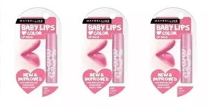 Maybelline New York Baby Pink Lolita Moisturizing Lip Balm-4g Each (Pack of 3) - Picture 1 of 4