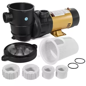 XtremepowerUS 1.5HP Variable 2-Speed Swimming Pool Pump High Flow Above-Groun... - Picture 1 of 8