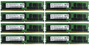 256GB Hynix 8x 32GB DDR4 3200MHz ECC REG HMA84GR7DJR4N-XN Server Workstation RAM - Picture 1 of 1