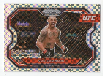 CUB SWANSON 2021 PANINI PRIZM UFC 1ST DEBUT EDITION LUCKY ENVELOPES PRIZM #8/8 - Image 1 of 2