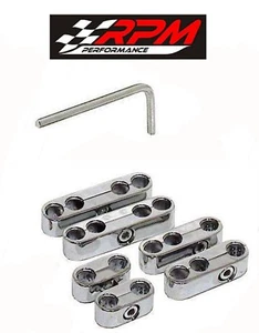 Spark Plug Wire Separator Divider Looms Ignition 8mm 8.5mm 8.8mm 9mm CHROME A129 - Picture 1 of 1