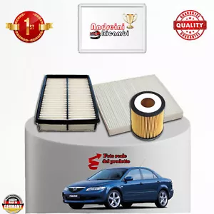 Set Service 3 Filter Mazda 6 2.0 108KW 147CV Von 2005-> 2007 - Bild 1 von 2