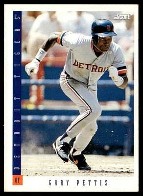 1993 Score Gary Pettis Detroit Tigers #442 - Image 1 of 2