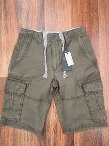 Men's Fat Face Khaki Green Cargo Utility Shorts 100% Cotton Size W30 L10 BNWT - Picture 1 of 6