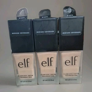 3x e.l.f. Elf Flawless Satin Finish Foundation 220 Beige New Sealed - Picture 1 of 2